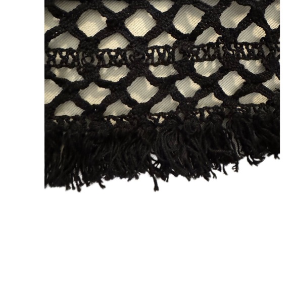 NEW Onque Casuals zip up sweatshirt plus size hood 2X Black fringe oversized NWT - Picture 4 of 11